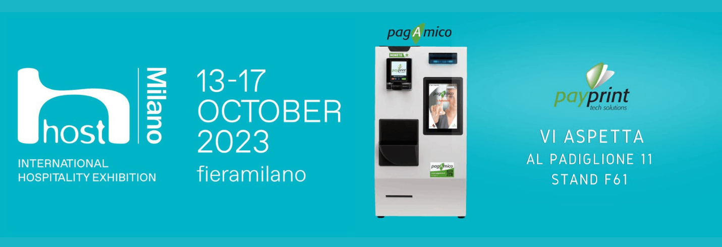 PayPrint Rivoluziona il Retail con PagAmico a Host Milano 2023