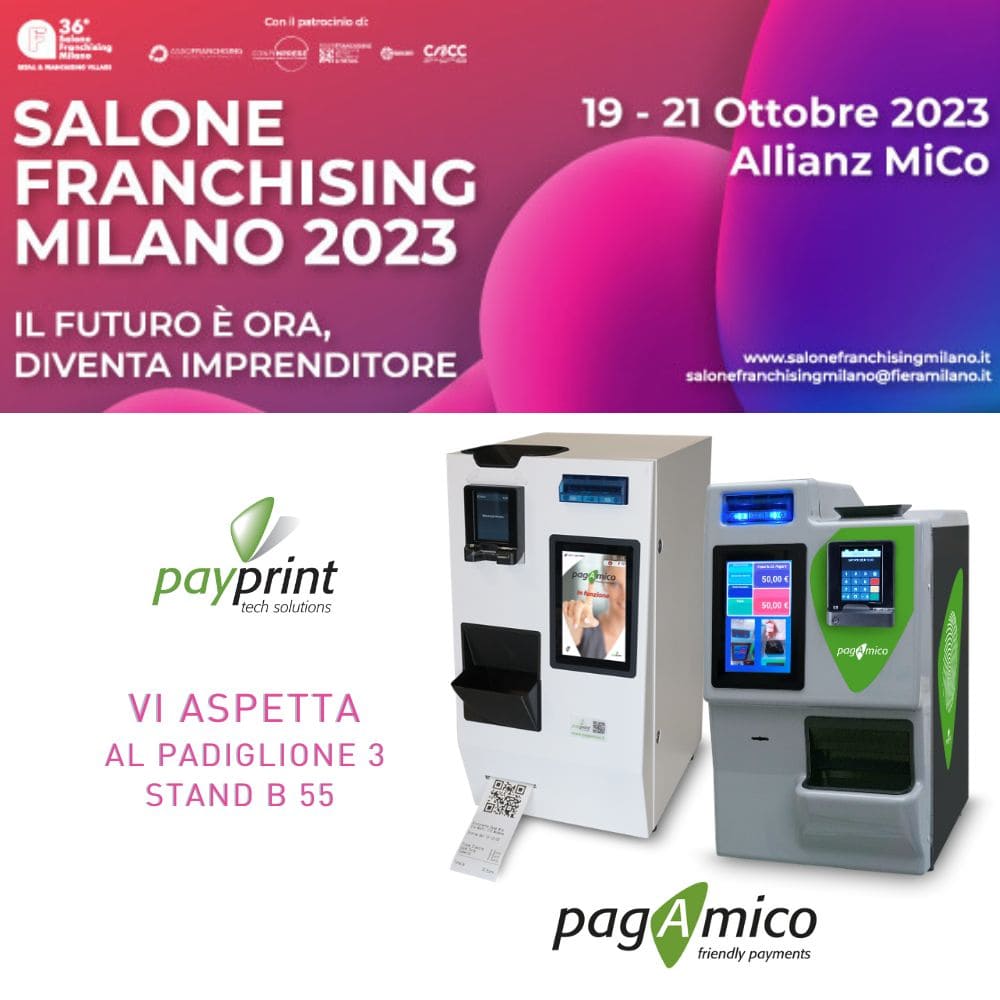 PayPrint parteciperà al Salone Franchising Milano 2023